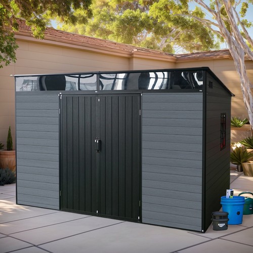 10x7ft outdoor resin storage - 10x7ft,
