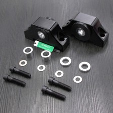 Billet Motor Torque Mounts Kit For Honda Civic EG EK D16 B16 B18 B20 92-00 Black