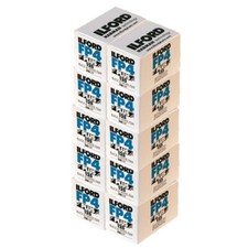 10x Ilford FP4 Plus 35mm 125 ISO Black & White Camera Film 36 exposure 
