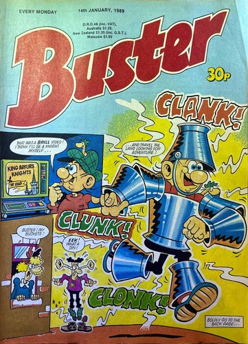 Buster comic vintage 1980s - -,