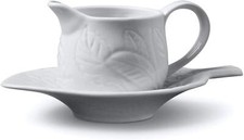 Mint sauce boat with saucer - mint,