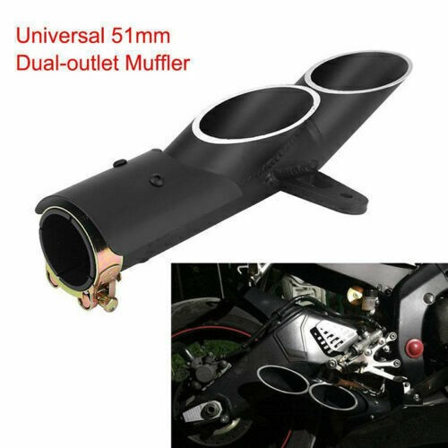 Dual outlet motorcycle - outlet, exhaust