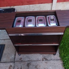 Philips Hostess Trolley Food Warmer With Serving Dishes HL6100WBD