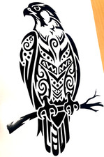 1x Bird Prey Tribal Decal