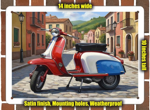 Metal sign 1963 - sign, lambretta