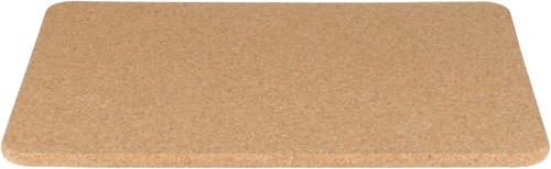 Natural cork bath mat - natural,