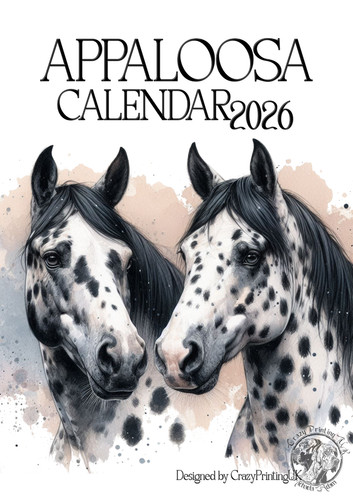 Appaloosa calendar 2026 - appaloosa,