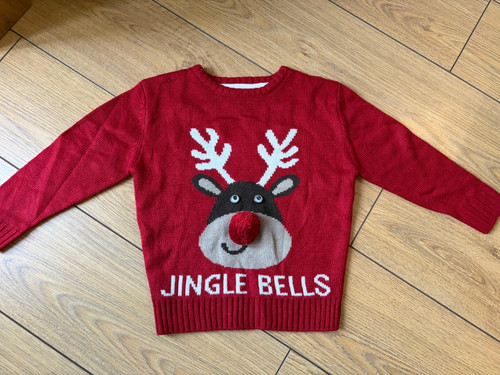 Primark boys red knitted