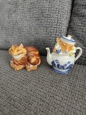 Door Mouse And Cheshire Cat Salt And Pepper Shaker Set - Paul Cardew