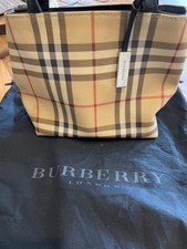 Genuine Vintage Burberry Tote