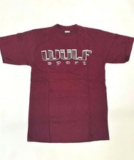 Casual red burgundy T-Shirt Wulfsport leisure motocross MX Size Small