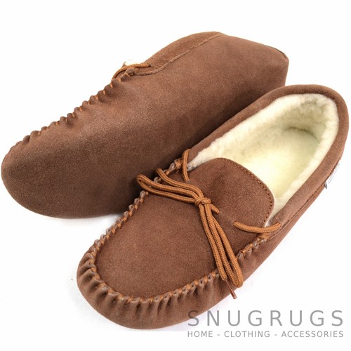 Snugrugs mens genuine suede - snugrugs,