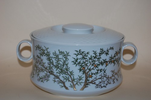 Terrine ragout bowl with - , lid