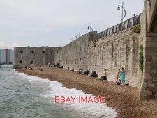 PHOTO  THE ROUND TOWER AND BEACH AT OLD PORTSMOUTH