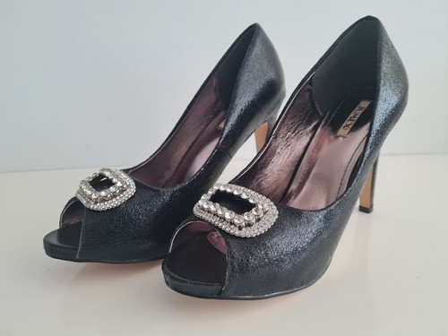 Jumex peep toe shoes black - toe, shoes.
