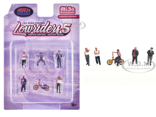 Lowriders 6 piece diecast - 6,