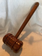 Large Wooden Mallet Gavel