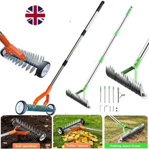 Lawn rolling aerator scarifier - lawn,