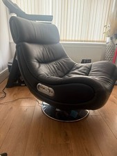 Leather Swivel Chair With Speakers