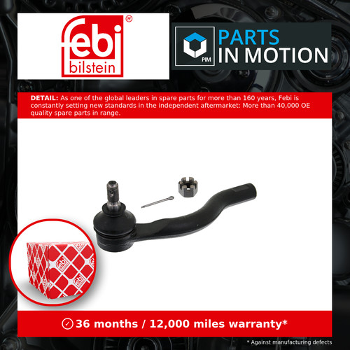 Tie track rod end fits - end,