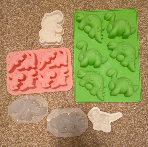 Pack dinosaur silicone - 2, of