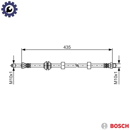 Brake hose 987 - brake,