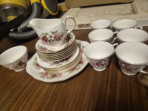 Vintage bone china - bone, tea