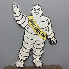 Cast Iron Michelin Man Sign -