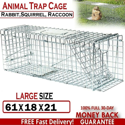 Live animal trap large cage - animal,