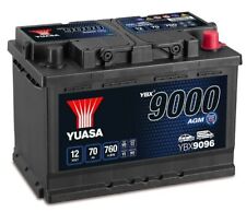 096AGM Yuasa Car Battery YBX9096 Yuasa 12V 70Ah AGM Start Stop Car Battery