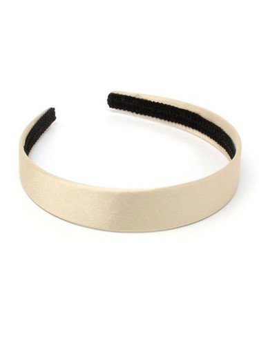 Blonde alice band satin - blonde,