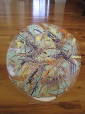 Amy Thornton Artworks Abstract Plate Shining Morning w/ Stand