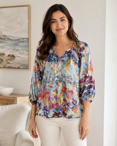 Tucker silk blouse - tucker,