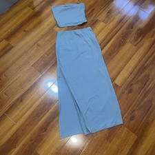 Pull&Bear Women's Two Piece Top and Skirt Set Size M