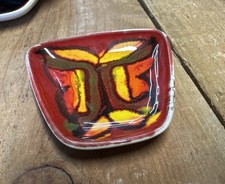 Poole Pottery Small Dish Lava