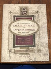 Album Cigarette Cards Coronation George VI and Queen Elizabeth 1937 Complet 