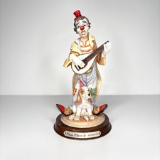 The Leonardo Collection Circus Clown with a dog Figurine