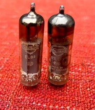 Pair of Mullard EL84 Valves/Tubes - Working Order