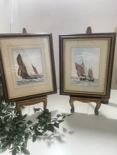 2 Vintage Maritime Barge