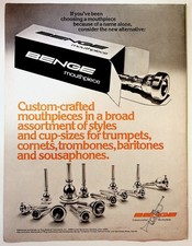 Benge Vintage Print Ad Musical