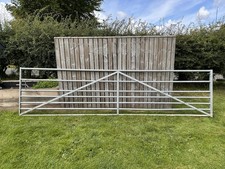 Galvanised Metal 7 Bar Farm Paddock Yard Gate field equestrian