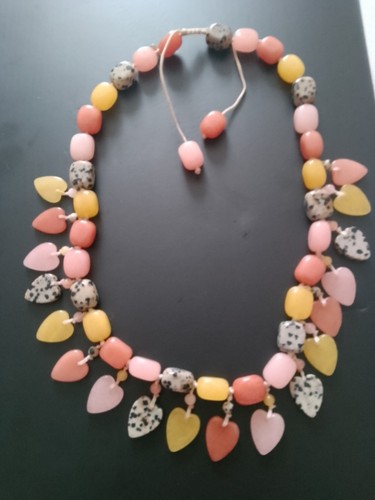 Lola rose necklace dalmatian - lola,