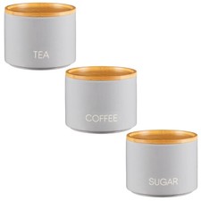 Stackable Tea Coffee Sugar