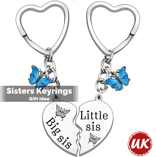 Sisters key chain keyrings - sisters,