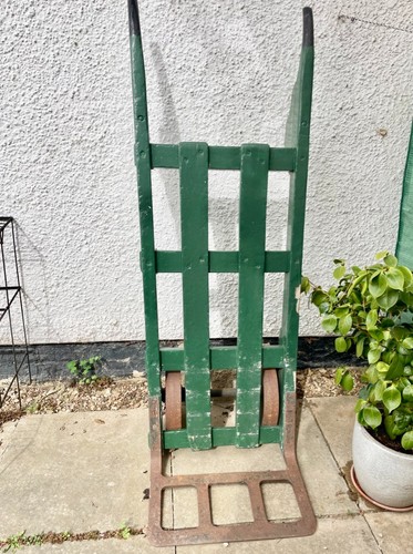 Vintage railway sack trolley - vintage,