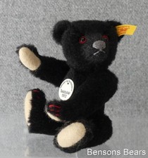 Steiff 2002 Titanic Teddy Decades Miniature 1912 Replica Black Mohair Ean 029011