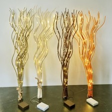 Spiral Willow Twig Lights 20 Piece 80 LED Battery Table Branch Lamp Home Decor