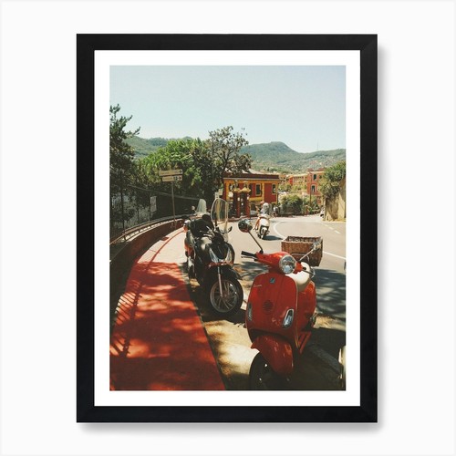 Italy and vespa art - italy,