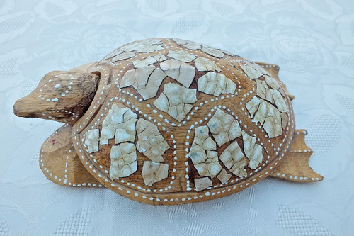 Wooden hand carved painted - carved,,
