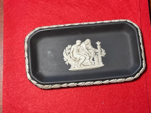 Wedgwood black jasper tray - wedgwood, /